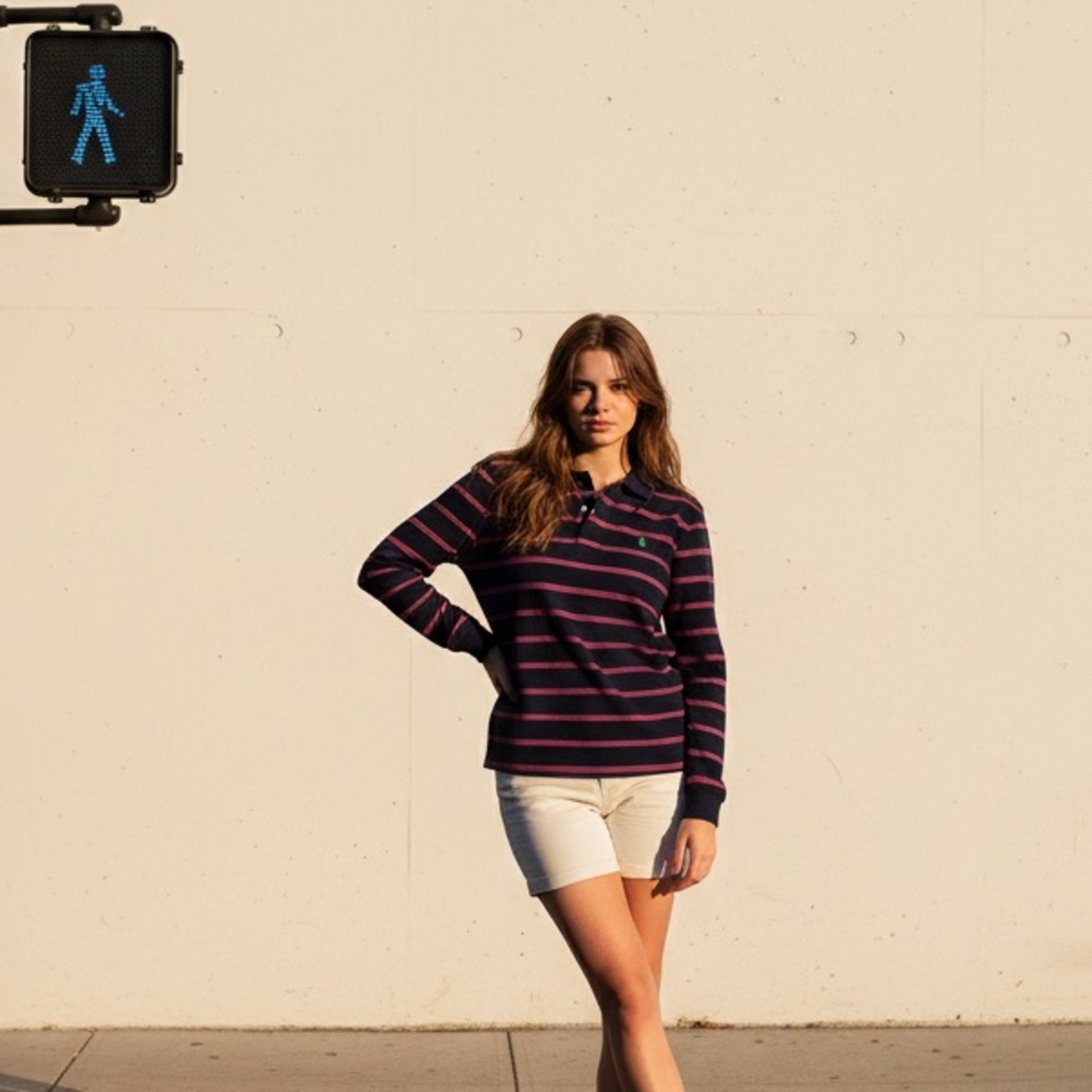 New Ralph Lauren sport girl’s long sleeve polo shirt